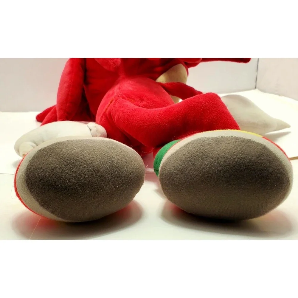 Knuckles Sonic Plush Backpack Lot 20 Inch Stuffed Figure Bags Damaged Straps